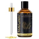 Duftöl 100 ml mit Tropfer Maße 117 × 45 mm für Luftbefeuchter Aromatherapie zur Raumbeduftung 24