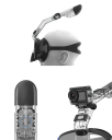 Duikbril met ingebouwde snorkel en houder voor actiecamera Maat S/M 17 x 11 x 12,5 cm Duikmasker voor vrouwen en kinderen 2