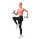 Dumbbells ajustabile 2 buc 1 kg 2 kg 3 kg și 4 kg cu asamblare rapidă prin rotire și mânere antiderapante pentru antrenamente acasă 5