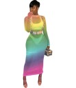 Durchscheinendes Regenbogenkleid 4