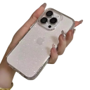 Durchsichtige Glitzerhülle für das iPhone 11 Pro Max, stoßfeste, flexible Abdeckung, schlankes und langlebiges Design, Schutz vor Kratzern und Stößen 1