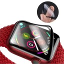 Durchstoßfeste Schutzfolien-Satz 3 Stück für Apple Watch 7 8 9 45 mm 3D HD ultradünner Displayschutz gegen Kratzer empfindliche Touch 3