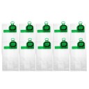 Dust Bags for Vacuum Cleaner 10 pcs 28.5 x 14.8 cm Fabric Replacement Bags Compatible with Vorwerk VK140 VK150 FP140 Bo Speed Kobold Durable Filter Material 1