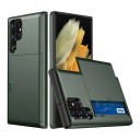 Duurzaam hoesje voor Samsung Galaxy A36 Van twee lagen Kaartvak met schuifdeksel Uitstekende randen van het scherm en de camera Voor de mobiel 9