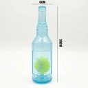 Duurzaam piepende honden speelgoed in de vorm van een fles met een tennisbal binnenin voor kauwen en interactieve spellen 2