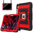 Duurzame hoes voor iPad 9 10,2 inch 2021 antislip siliconen hoes met standaard en schouderriem bescherming van het scherm en de hoeken 3