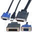DVI (30 + 5) VGA / USB csatlakozókábel 1,7 m 4