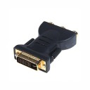 DVI-I 24+5 tűs férfi adapter 3x RCA női aljzatra RCA kábelek DVI kimenetre való csatlakoztatásához Színesen megkülönböztetett aljzatok Rögzítő 3