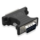 DVI-I Female to VGA Male Adapter for Computers and Monitors with VGA Socket Compact Adapter without Cable Securing Screws Black 2