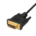 DVI mannelijke naar VGA vrouwelijke adapter met korte kabel Voor het aansluiten van een monitor of projector op een DVI-uitgang Resolutie tot 1080p 4