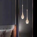 Dvojité závesné LED svietidlo v tvare kvapky s bublinkovým akrylom v Nordic štýle, teplá biela, výška kvapiek 34 cm, do spálne alebo jedálne 6