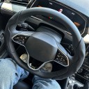 Dvoudielny návlek na volant 38 cm s ventilačnou perforáciou Protiskluzové bočné úchopy Pre guľatý aj D volant do auta 1