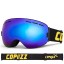 Dvouvrstvé lyžařské brýle se zrcadlovým efektem Brýle na lyžování a snowboard s ochranou UV400 Velké lyžařské brýle na helmu s ochranou proti zamlžení 1