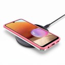 Dvouvrstvý ochranný kryt na Samsung Galaxy A24 4G Zvýšený okraj kolem displeje 1,3 mm a fotoaparátu 0,8 mm Obal na mobil pro běžné nošení 4