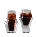 Dvouvrstvý sklenený hrnok na espresso 250 ml číre sklo s dvojitou stenou pre podávanie espressa aj väčších kávových nápojov 4