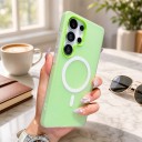 Dwukolorowy pokrowiec na Samsung Galaxy S24 z magnetycznym bezprzewodowym ładowaniem Ochrona aparatu Etui ochronne na telefon S24 Na 17