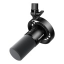 Dynamic Recording Microphone XLR and USB 192 kHz 24 bit with Noise Reduction Black for Podcasts and Content Creation and Home Studio without Stand 1
