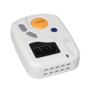 Dynamický Holter EKG záznamník 12svodový se synchronní analýzou QRS Vzorkování 12 bitů a CMRR nad 60 dB Bílý Na sledování srdečního rytmu 1