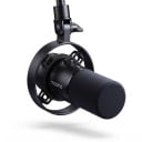 Dynamiczny mikrofon nagrywający XLR i USB 192 kHz 24 bit z redukcją szumów czarny do podcastów i tworzenia treści oraz domowego studia bez statywu 3