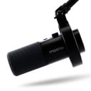 Δυναμικό μικρόφωνο εγγραφής XLR και USB 192 kHz 24 bit με μείωση θορύβου μαύρο για podcast και δημιουργία περιεχομένου και οικιακό στούντιο χωρίς βάση 6