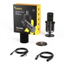Δυναμικό μικρόφωνο MAONO PD400X USB και XLR Έλεγχος έντασης και έξοδος για ακουστικά Μεταλλικό Μαύρο Για streaming και podcasts 2