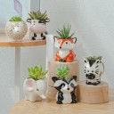 Dyreformet keramisk blomsterpotte 1