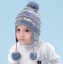 Dziecięca czapka zimowa nad uszami A492 6
