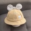 Dziecięca kapelusz w kropki z kokardą 3