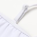 Dziecięce bikini z kolorowymi kulkami - Białe 4