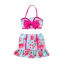 Dziecięce bikini z plażową tuniką 1