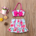 Dziecięce bikini z plażową tuniką 3