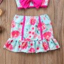 Dziecięce bikini z plażową tuniką 5