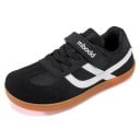 Dziecięce buty mbodd Unisex trampki na rzepy ze sznurowaniem Gumowa podeszwa i tekstylny wierzch Do szkoły i na wolny czas dla chłopców 1