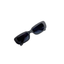 Dziecięce okulary przeciwsłoneczne Ramka prostokątna Czarne szkła 128 x 36 mm Stylowe okulary dla chłopców i dziewcząt Ochrona UV Lekka ramka 1