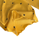 Dziecięcy jesienny top z długim rękawem w kształcie lampionu Bawełna Poliester Spandex Słodka haftowana aplikacja O dekolt Modny uroczy top dla dziewczynek Różne kolory 4