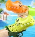 Dziecięcy pistolet na wodę krokodyl 500 ml 35 × 19 cm z plastikowym zbiornikiem i ergonomiczną rączką do letnich zabaw 3