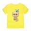 Dziewczęca koszulka z uroczym kotem - 12 kolorów 8