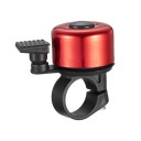 Dzwonek rowerowy 5 x 3,5 cm wykonany ze stopu aluminium Głośny i czysty dźwięk Pasuje do kierownic o średnicy 22,2 mm Łatwy w montażu Metalowy dodatek do roweru 4