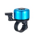 Dzwonek rowerowy 5 x 3,5 cm wykonany ze stopu aluminium Głośny i czysty dźwięk Pasuje do kierownic o średnicy 22,2 mm Łatwy w montażu Metalowy dodatek do roweru 5