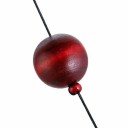 Dzwonek wietrzny wiszący 65 cm wykonany z metalu i drewna Ozdoba ogrodowa Symbol szczęścia Ozdoba dźwiękowa Amulet domowy 4