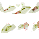 Eagle Automatic Tape Dispenser Double Unwinder Battery-Free Practical Desktop Cutter Adhesive Tape for Gift Wrapping and Crafts Various Colours 11