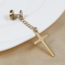 Earrings with Cross 3