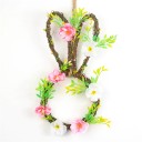 Easter Wreath in the Shape of a Bunny 1