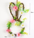 Easter Wreath in the Shape of a Bunny 3