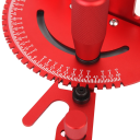 Ecartament de unghiuri din aluminiu pentru lemn, șablon de precizie de 45 cm cu mâner, instrument de măsurare pătrat pentru tâmplar, pentru tăiere 3