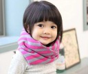 Écharpe à rayures d'hiver pour enfants J2892 1