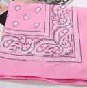 Écharpe bandana pour la tête et le cou Motif classique paisley 100% coton Dimension carrée 55 x 55 cm Accessoire de mode universel pour tous 3