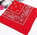Écharpe bandana pour la tête et le cou Motif classique paisley 100% coton Dimension carrée 55 x 55 cm Accessoire de mode universel pour tous 2