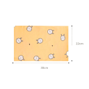 Écharpe circulaire pour enfants 30 x 22 cm en coton Jaune avec motif de lapin Accessoire doux et confortable pour garçons et filles Écharpe chaude et élastique pour un usage quotidien 3