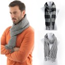 Écharpe d'hiver décontractée pour homme J760 1